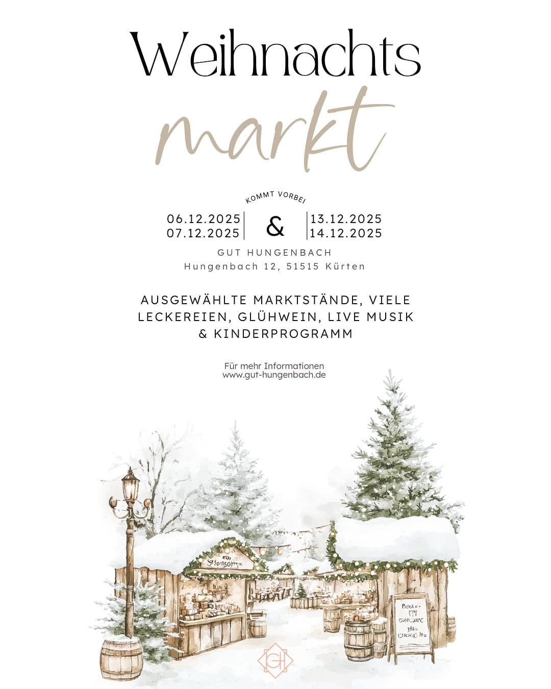 Gut Hungebach Weihnachtsmarkt 1