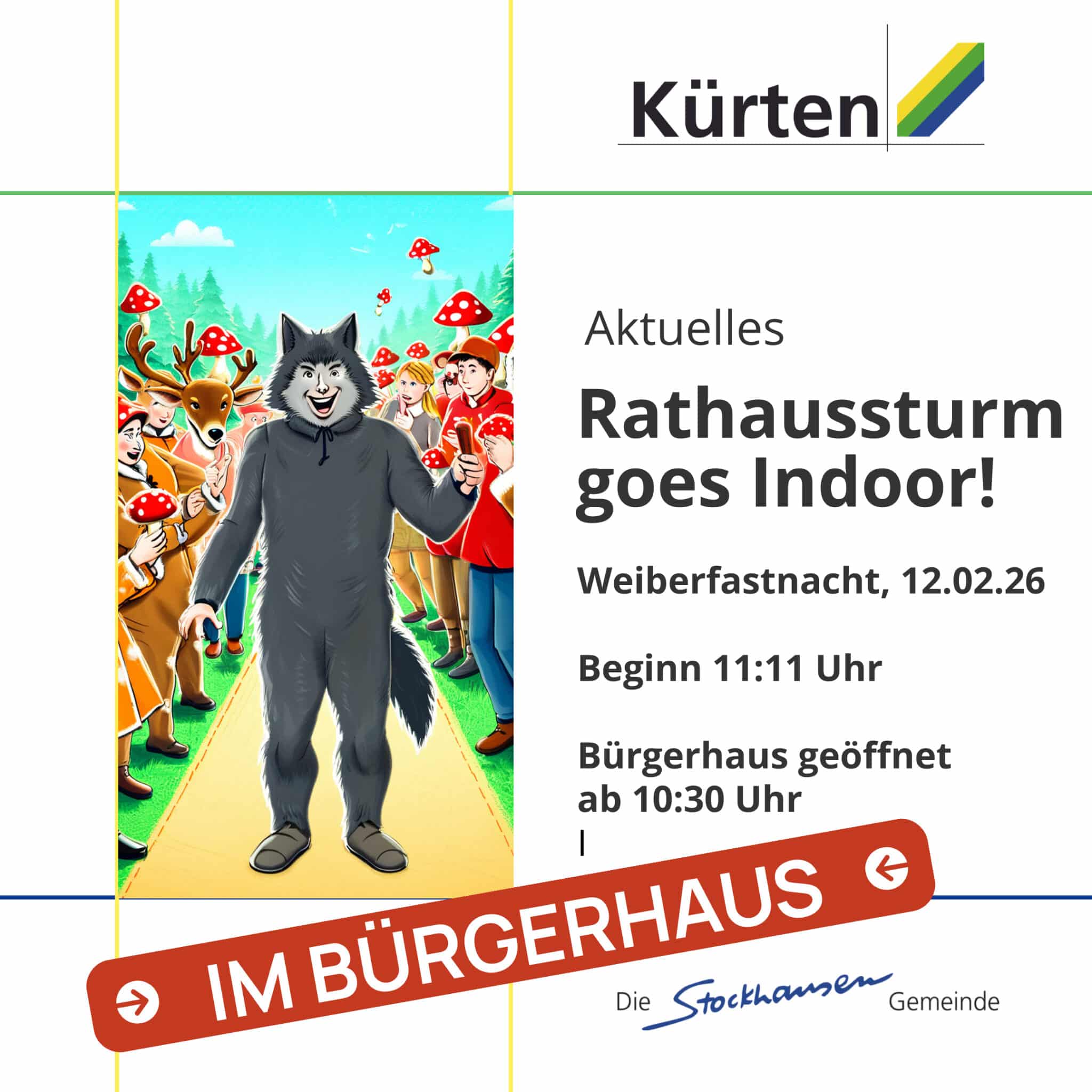 Kürten Rathaussturm 2026