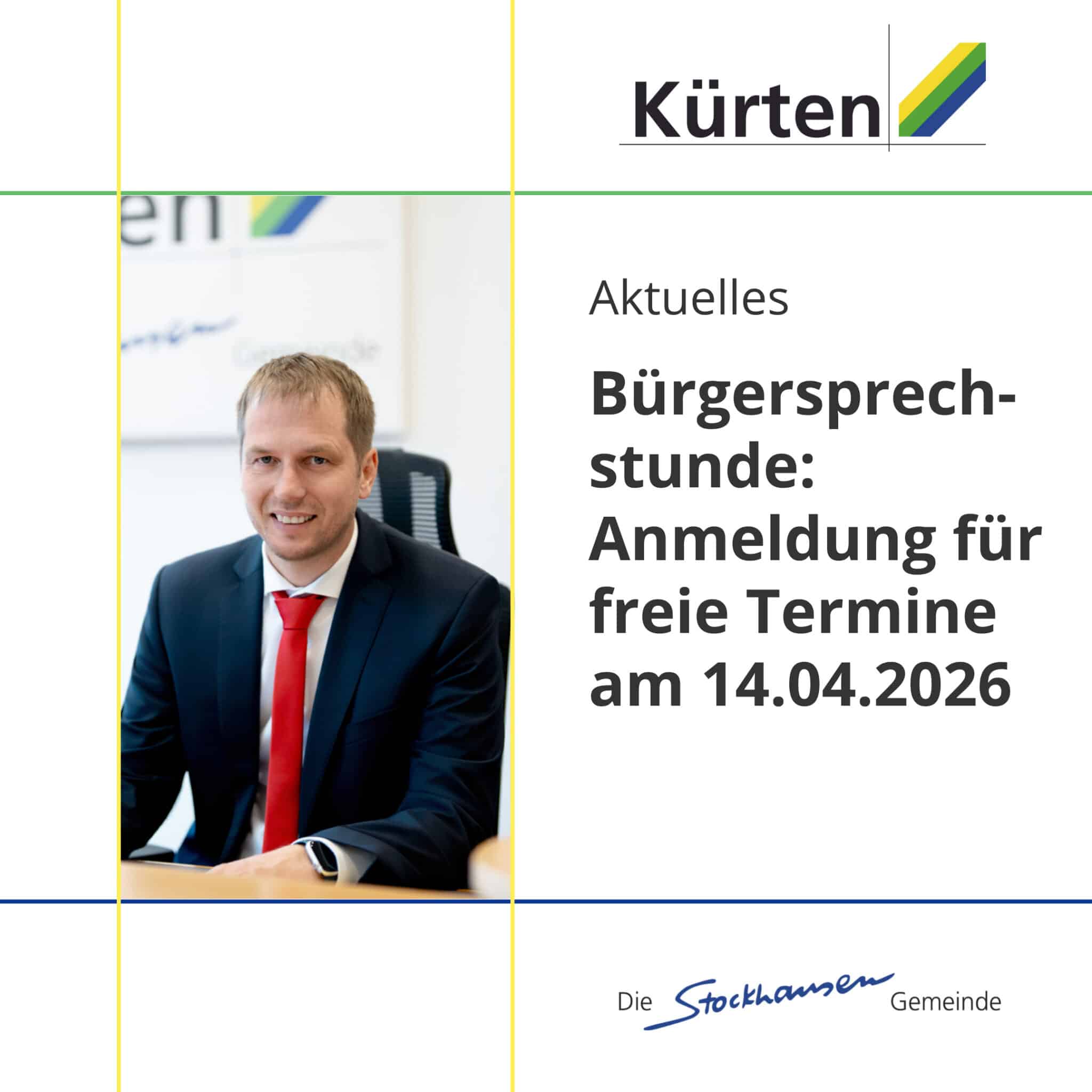 Bürgersprechstunde 14.04.2026