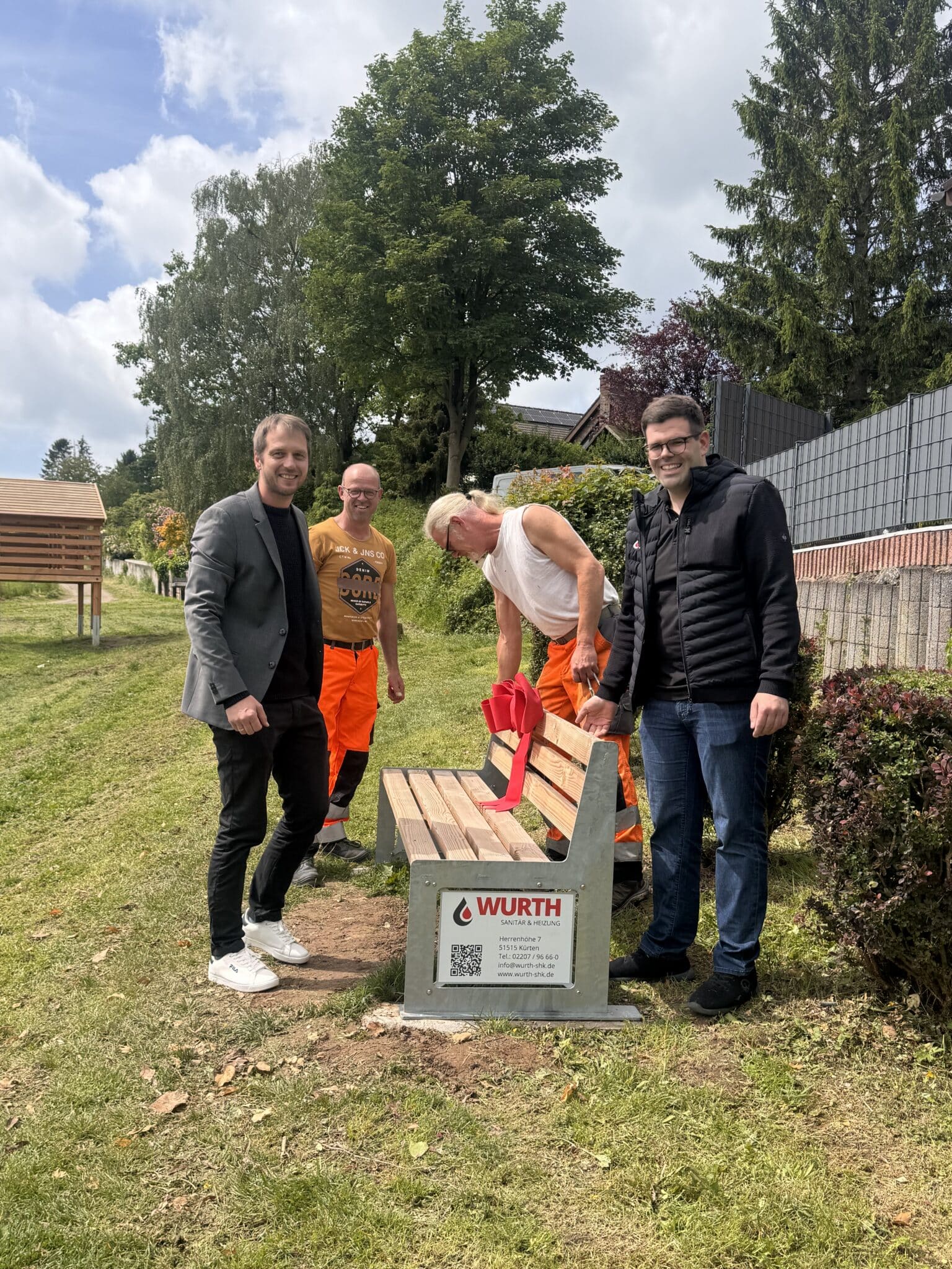 Ruhebank in Bechen