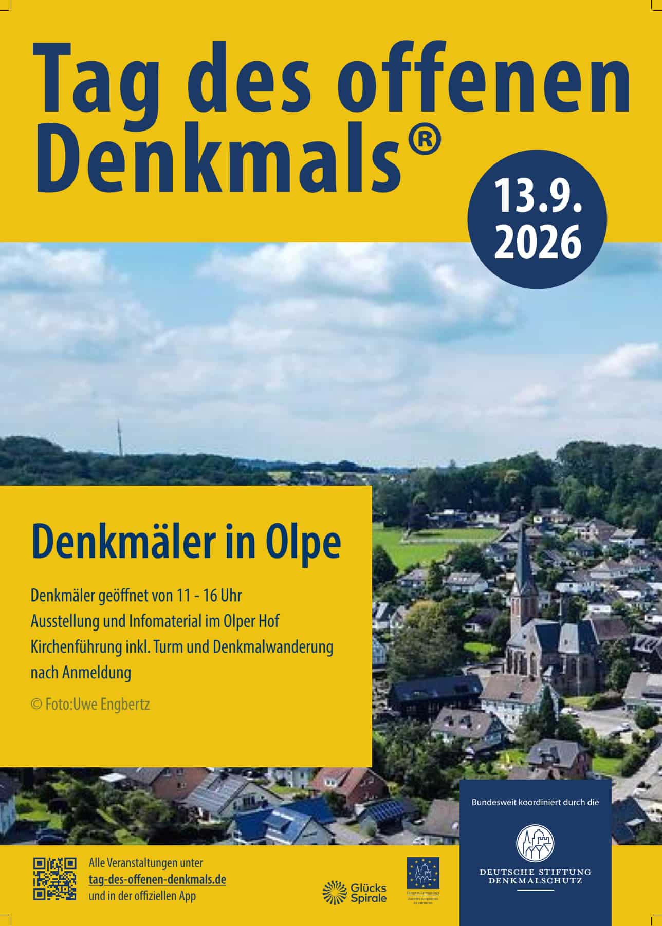Tag des offenen Denkmals 2026 - Olpe