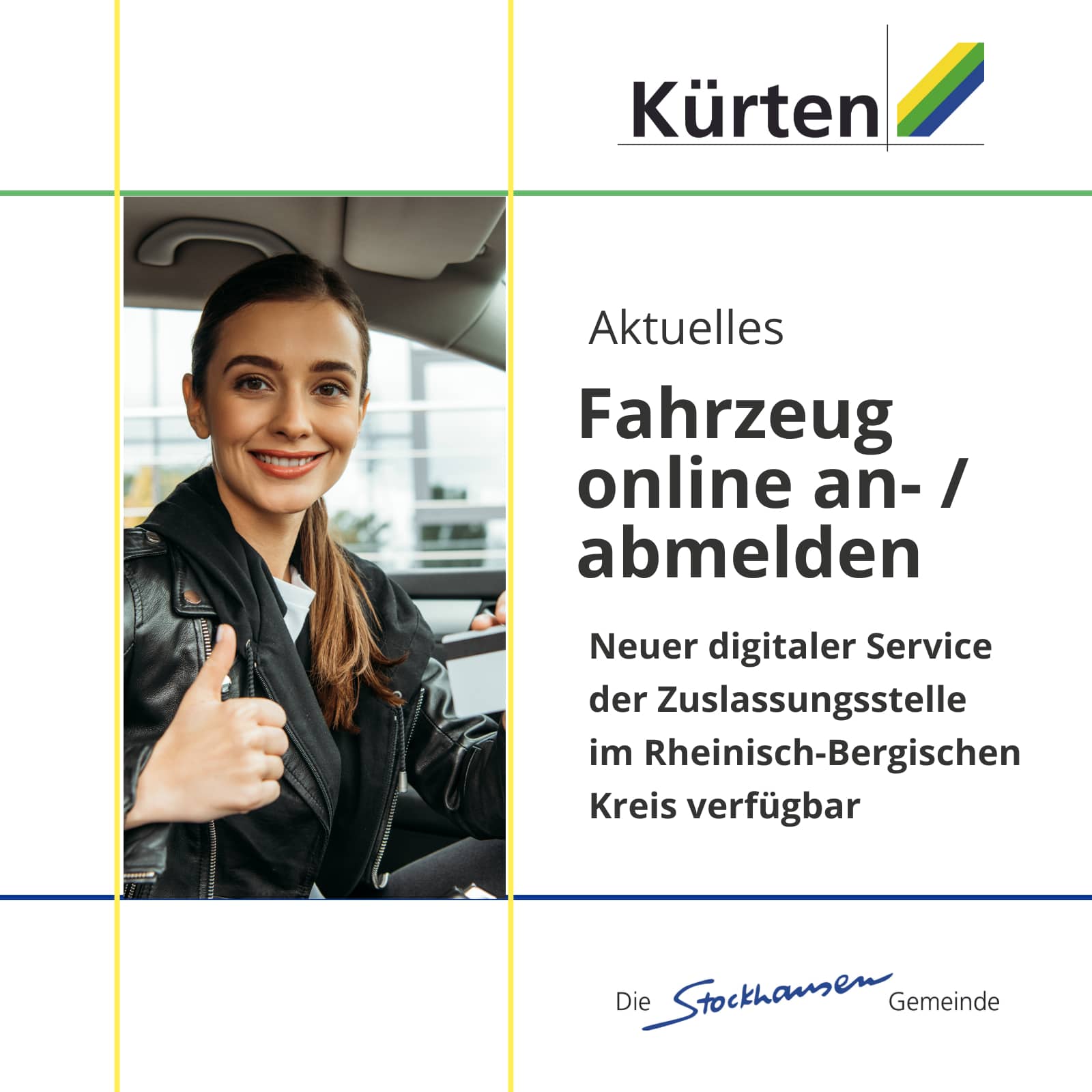 17.08.2026 - Fahrzeug online an-/abmelden im Rheinisch-Bergischen Kreis möglich