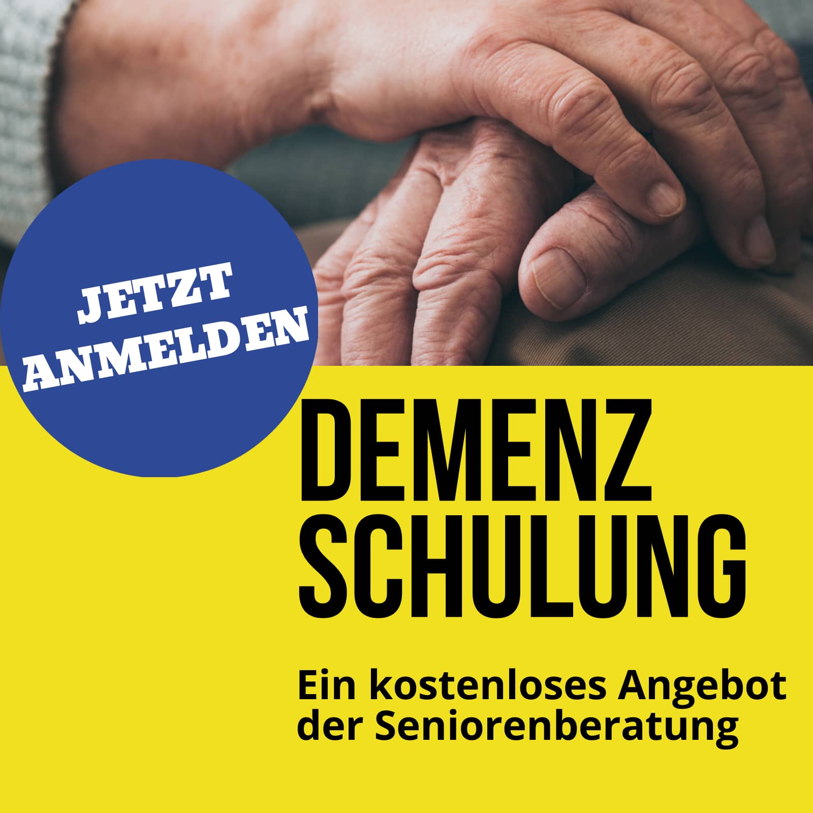 Kostenlose Demenzschulung – Neue Kursreihe 2026