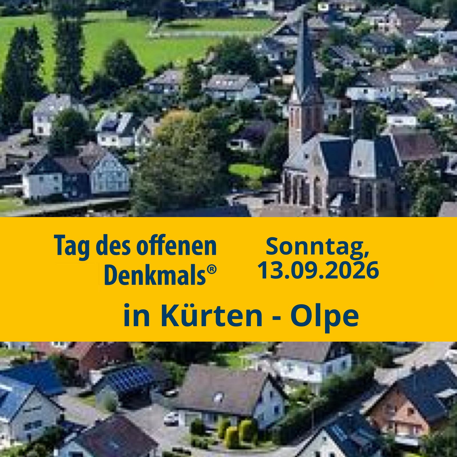 Tag des offenen Denkmals am Sonntag, den 13.09.2026, in Kürten Olpe